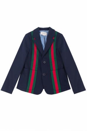 'web' blazer, zdjęcie 1 'web' blazer od Gucci Kids